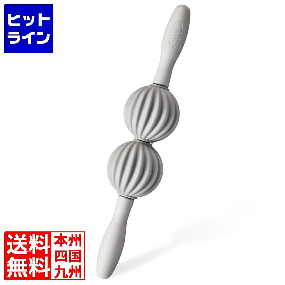 エレコム ストレッチローラー ハードタイプ 筋膜リリース お風呂使用可能 マグネットホルダー付 グレー HCF-BTSRLHGY