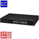 バッファロー 法人向け レイヤー2 Giga アンマネージPoEスイッチ BS-GU2216P