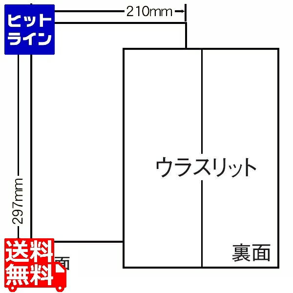 【05/16 01:59まで お買い物マラソン】 ナナクリエイト マルチタイプラベル(普通紙タイプ) 210mm×297mm A4版 210mm×297mm 500シート(100シート×5) CL7