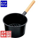 ヒキモト 鉄 木柄 火起し 24cm