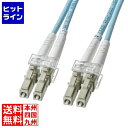 サンワサプライ アーマードメガネ型光ファイバケーブル マルチOM3 LC×2-LC×2 1m HKB-AMOM3LCLC-01