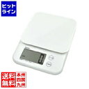 ドリテック デジタルスケール 「バルケット」 5kg (ホワイト) KS-513WT