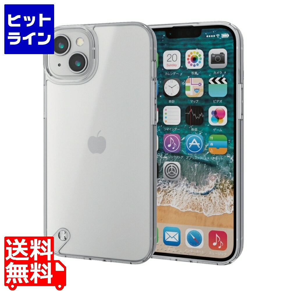 쥳 iPhone 14 Plus  С ϥ֥å Ѿ׷ ׷ۼ ̥饹ޥåȥꥢ ɻ Ʃ ˤ߷ 륭ꥢ PM-A22BHVCG1MCR