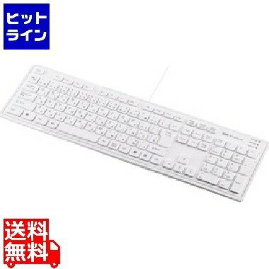 サンワサプライ スリムキーボード(ホワイト) SKB-SL16W