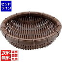【スーパーSALE】6/11 AM1:59まで トーダイ PP 丸型 深ざる 濃茶30型 RB-300-DB AZL7705