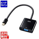 【お買い物マラソン】05/16 AM1:59まで サンワサプライ Mini DisplayPort-VGAI変換アダプタ AD-MDPV02(2)