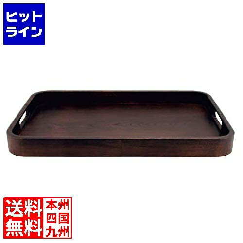 薗部産業 きなり 隅丸長手盆(ウレタン塗装) 尺5寸 3715