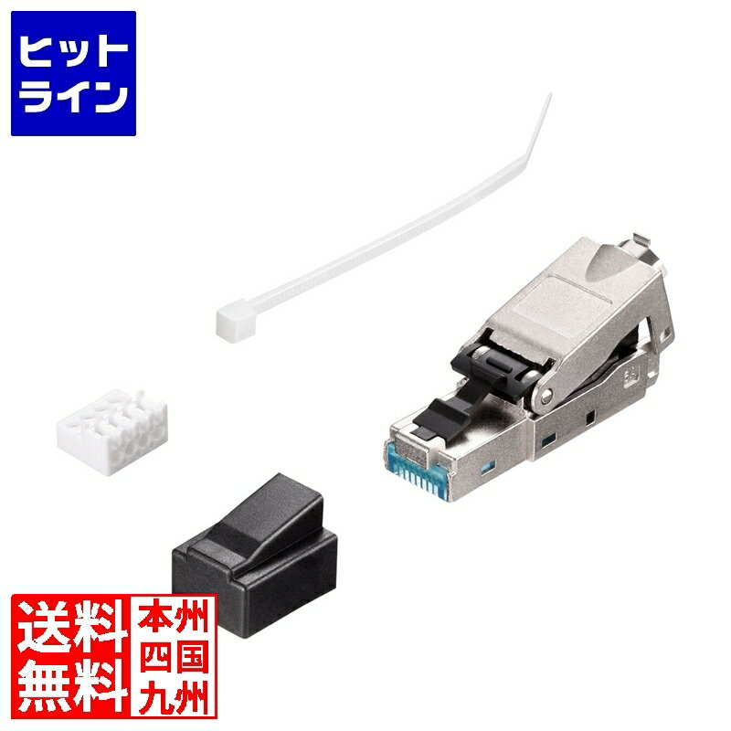 要エントリ【12/1限定当選確率2分の1！1等最大100%ポイントバック】　 バッファロー Cat6A用STPタイプLANコネクター(工具不要) BLAC6ASTPNT10