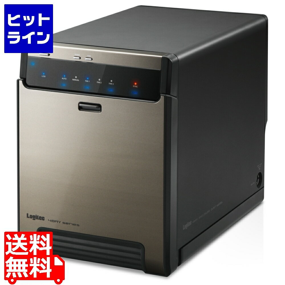 【05/16 01:59まで、お買い物マラソン】 ロジテック HDD / SSD ケース USB3.2 Gen2 14TB 4BAY 最大56TB 超高速 大容…