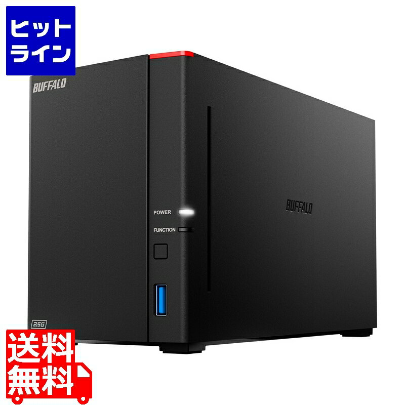 【05/16 01:59まで、お買い物マラソン】 バッファロー リンクステーション SOHO向け LS720DNB ネットワークHDD 2ベイ 8TB LS720DN0802B