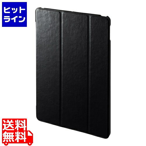 掠ץ饤 iPad 10.2 եȥ쥶 ֥å PDA-IPAD1607BK