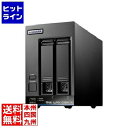 【お買い物マラソン】05/16 AM1:59まで アイ・オー・データ機器 10GbE&マルチギガビット Linux 法人向け 2ドライブNAS 8TB (5年保証・データ復旧) HDL2-XA8B(2)