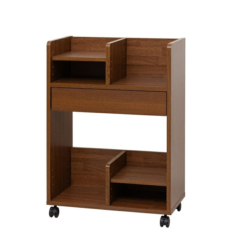 要エントリ【11/05限定当選確率2分の1!1等最大100%ポイントバック】  クロシオ コンパクト ランドセル収納ワゴン 子供部屋 収納 ラック おもちゃ キャスター付 高さ76cm 幅55cm クロシオ