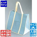【お買い物マラソン】05/16 AM1:59まで テイケイジイ ファインビュー 不織布バッグ(10枚入)大 アッシュグレー XBT0803