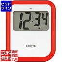 タニタ 非接触タイマー 洗えるタイプ TD-424 RD レッド 1301140