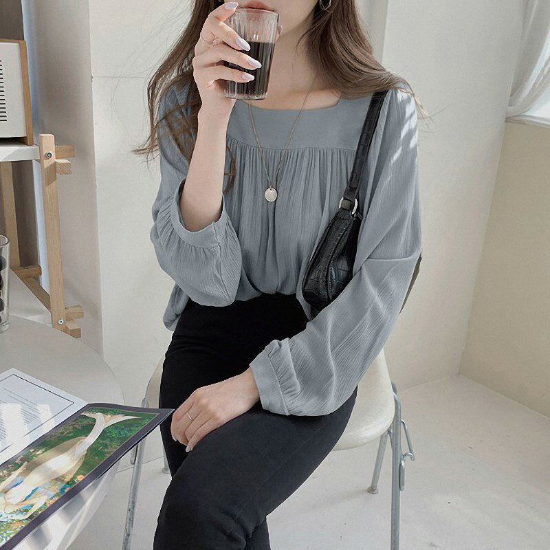 グレー　シフォンチュニック 長袖 トップス 0858/レディース 新作 ワンピース チュニック レギパン 結婚式 ドレス パーティー 長袖 等 3980円以上 送料無料/秋 UVカット 紫外線 節約 防寒対策 効果 温感 プレゼント