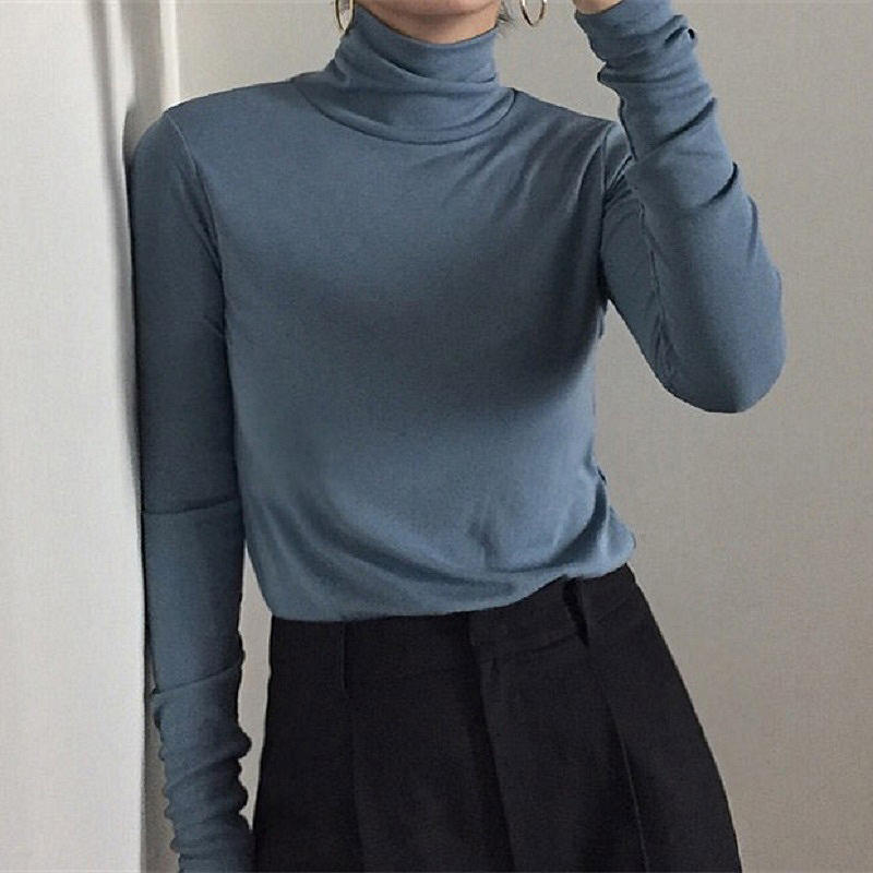 ロングシャツ 長袖 カットソー タートルネック ハイネック ブルー ホワイト ブラック ブラウン/レディース 新作 ワンピース チュニック レギパン 結婚式 ドレス パーティー 等 3980円以上 送料無料/あす楽対応/春 UVカット 連休 桜 母の日 冷感 プレゼント
