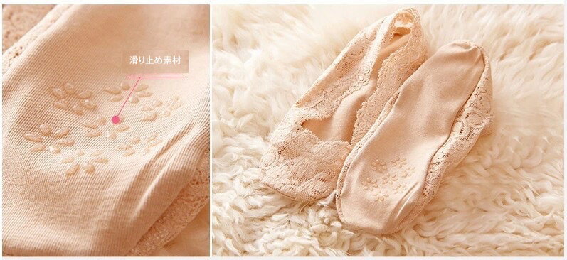 ホワイト レース 靴下 滑り止め 靴擦れ/プレゼント衣装 気温 ホワイトデー UVカット 効果 温感 春 気温 防寒対策 バレンタイン