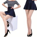 送料無料 ニーハイ ストッキング ベージュ 肌色 ソックス コスプレ 制服 コスチューム レギンス/レディース新作ワンピース チュニック 長袖 等/レギパン/プレゼント衣装 気温 梅雨 熱中症対策 効果 冷感 春 UVカット ニーソ(4)