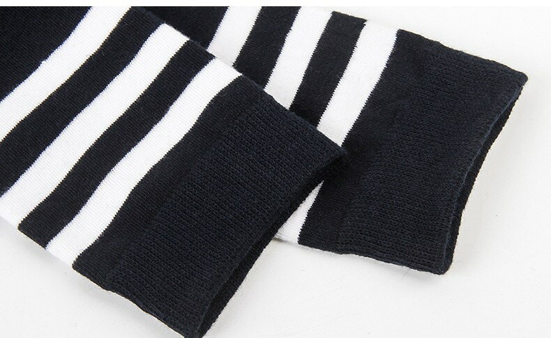 ブラック ホワイトライン キュート ソックス ...の紹介画像2