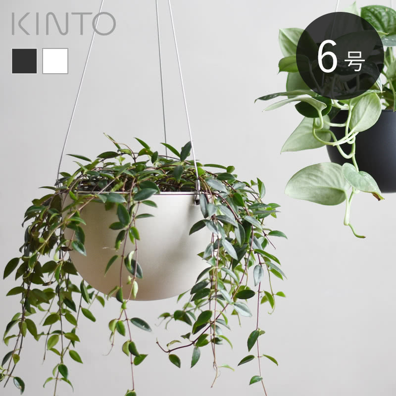 ＼レビュー特典あり／ ハンギング プランター 植木鉢 鉢植え キントー KINTO プラントポット PLANT POT 201 直径17.4cm