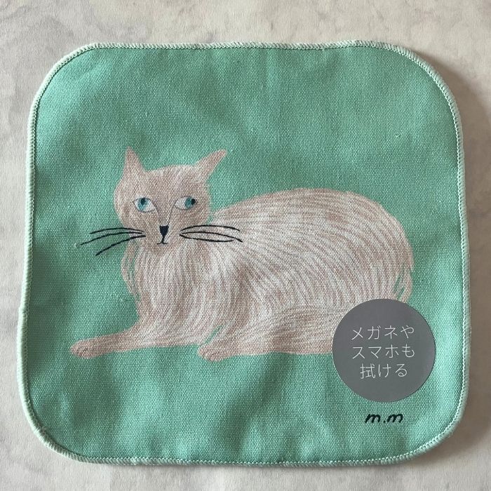 ハンドタオル【1枚入り】Hand cloth 松尾ミユキ ネコ cat