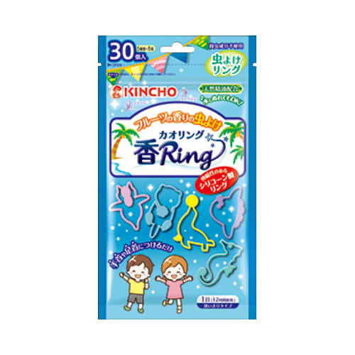 金鳥　虫よけ　カオリングV　ブルー30個入