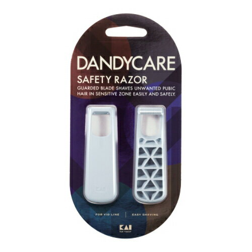 \30・1日限定!全商品10%OFFクーポン/貝印 DANDYCARE ダンディケア 2本入【衛生 美容 剃刀 髭剃り ムダ毛】