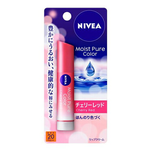 樂天商城 - 花王　ニベア　モイストピュアカラーリップ　チェリーレッド