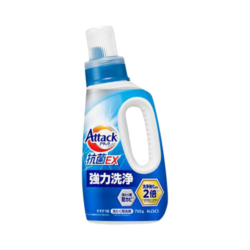 ＼店内全品10％OFF／花王　アタック抗菌EX 本体 750g