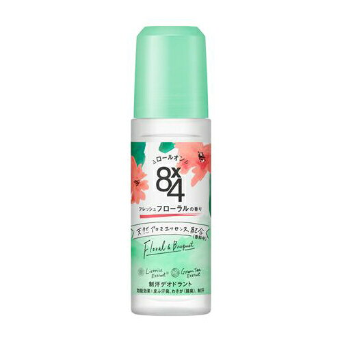 Rakuten - 花王　8x4　ロールオン　フレッシュフローラルの香り　45ml