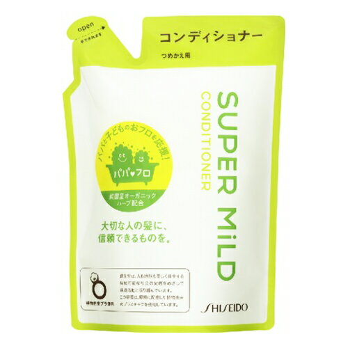 ファイントゥデイ資生堂　スーパーマイルド　コンディショナー　詰替　400ml【入浴用品 髪 バスタイム お風呂 におい ヘアケア さらさら】