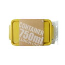 \10,11日限定!全商品5%OFFクーポン/【訳あり】オーエスケー ランチチャイムコンテナランチCNT-750 イエロー【在庫限り 数量限定】