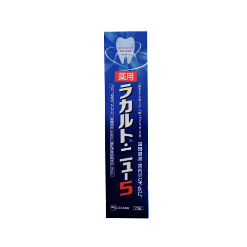 【訳あり】エスエス製薬 薬用歯磨き ラカルト ニュー5【ハミガキ フッ素 虫歯予防 口臭予防 歯磨き粉 健康 歯槽膿漏 歯肉炎 引き締め】