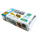 \9,10日限定!全商品10%OFFクーポン/日本技研 容量表記入 半透明乳白 ごみ収集袋 30L 30枚入【レジ袋 ゴミ袋 ポリ袋】
