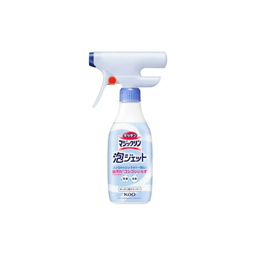 Rakuten - ＼マラソン期間限定P5倍／花王　キッチンマジックリン　泡ジェット　本体370ml【食器 台所 油汚れ】