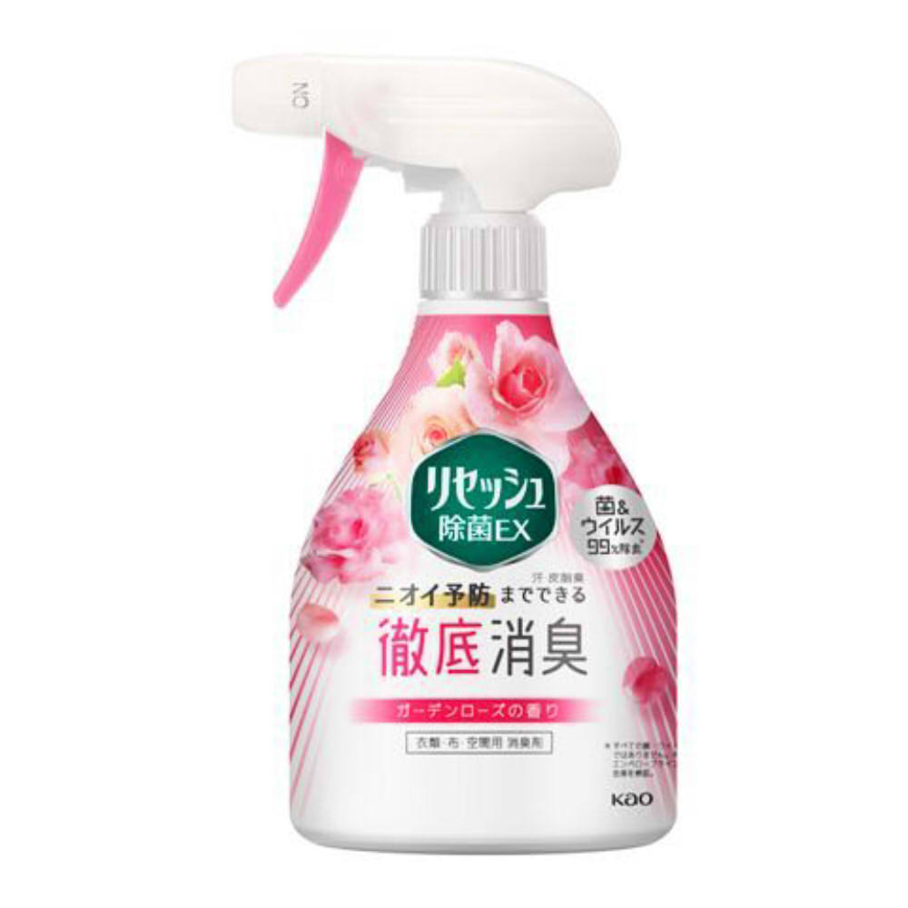 樂天商城 - ＼27日10時までP5倍／花王　リセッシュ除菌EX　ローズ　本体　370ml【 ふとん ソファ 車内 消臭 】