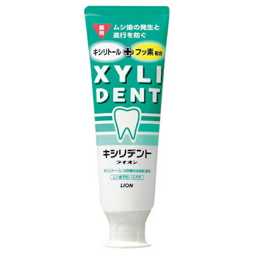 樂天商城 - キシリデントライオン　120g【 ハミガキ 薬用 キシリトール フッ素 再石灰化 虫歯予防 】