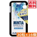送料無料 アサヒグループ食品 ミンティアブリーズ クリスタルシルバー 30粒×16個 アサヒグループ ミンティア タブレット ミント 大粒 携帯用