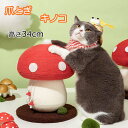 猫 爪とぎ おもちゃ キノコ型猫タワー 猫用 ネコ キャットタワー 爪研ぎ 爪磨き キャットポール 猫のおもちゃ きのこ型 天然サイザル麻 頑丈 麻 耐久 家具...