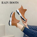 レインブーツ サイドゴア レインシューズ レディース メンズ 雨靴 ショート サイドゴアブーツ おしゃれ ブーツ ショート丈 防水 雨晴兼用 靴 レイン 大きいサイズ 黒 ブラック 雪 雨 梅雨対策 無地 23~25.5cm 防水 定番 無地 梅雨対策 雨具 通勤 軽量 長靴 送料無料