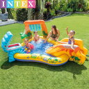 【INTEX正規品】ビニールプール インテックス 噴水プール キッズプール プール インテックス ビニールプール 大型 249x191x109cm 2歳以上 ベビープール 噴水 ベビー用 キッズ用 子供用 プレイセンター 57444 INTEX 仕掛付きプール 滑り台付きプール 送料無料