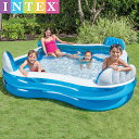 【INTEX正規品】ビニールプール インテックス プール キッズプール プール インテックス ビニールプール 大型 229x229x56cm 3歳以上 ベビープール ベビー用 大人 キッズ用 子供用 プレイセンター 56475 INTEX 仕掛付きプール 送料無料