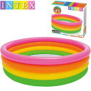 【INTEX正規品】ビニールプール インテックス プール カニ 直径165cm 大きい キッズプール プール インテックス ビニールプール 小型 165x46cm 3歳以上 ベビープール ベビー用 キッズ用 子供用 プレイセンター 56441 INTEX 仕掛付きプール 送料無料
