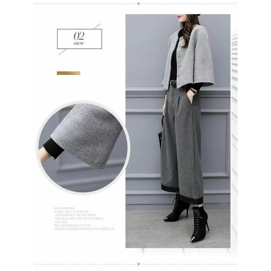 セットアップ パンツスーツ フォーマルスーツ レディース フォーマル ジャケット 長袖 ワイドパンツ ガウチョパンツ ママスーツ 入学式 卒園式 上下セット コート スーツジャケット スーツ 大きいサイズ ビジネス カジュアル 通勤 オフィス OL 20代 30代 40代 50代 上品