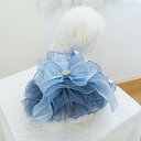 送料無料 ペット用 ウェディングドレス ペットの服 フォーマルドレス レースワンピース 猫 洋服 ネコ コスチューム 猫服 写真 撮影道具 変身ペット用品 結婚...