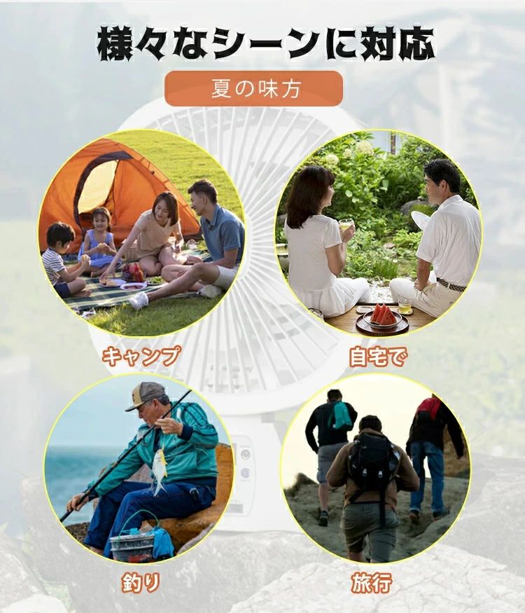 扇風機 ソーラー扇風機 ソーラーパネル LEDライト ソーラー充電 省エネ USB充電 ファン 屋外 ソーラーチャージ 室内 折りたたみ コンパ