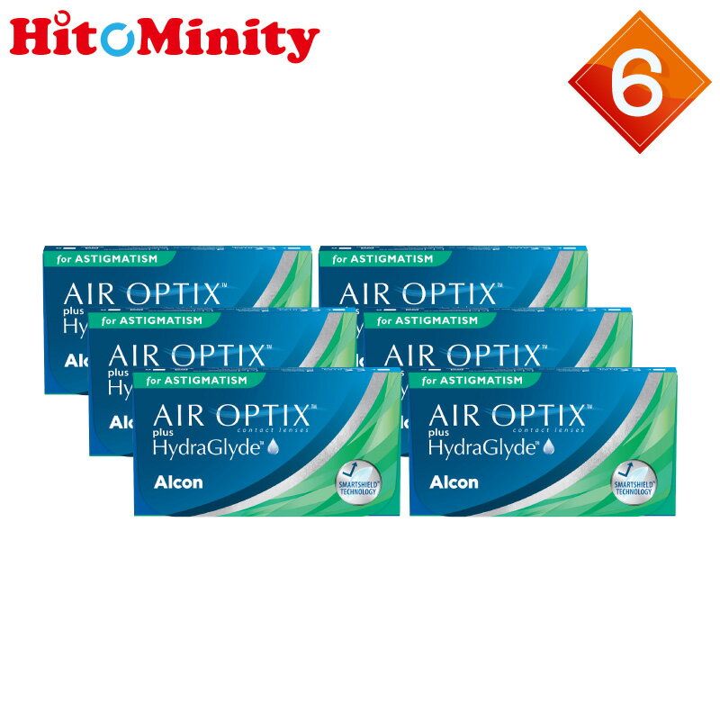 【LINE友達登録でクーポン配布中】【6箱】エアオプティクスプラス ハイドラグライド 乱視用 6枚入 アル..