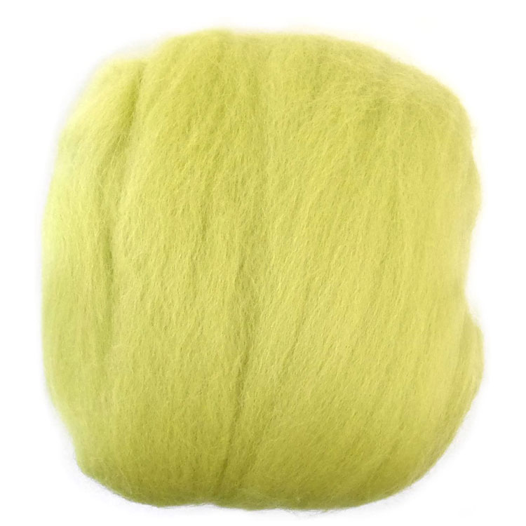 羊毛フェルト玉「ソリッド」33 黄緑色（ピスタチオグリーン）50g×3玉セット メリノウール100％ 手芸 手作り 毛糸玉 フェルト羊毛