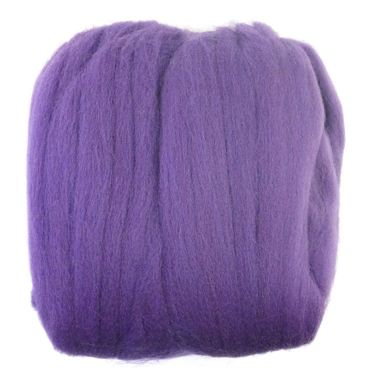 羊毛フェルト玉「ソリッド」26 紫色（パンジーパープル）50g×3玉セット メリノウール100％ 手芸 手作り 毛糸玉 フェルト羊毛